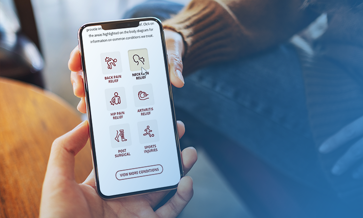 Physio mobile website